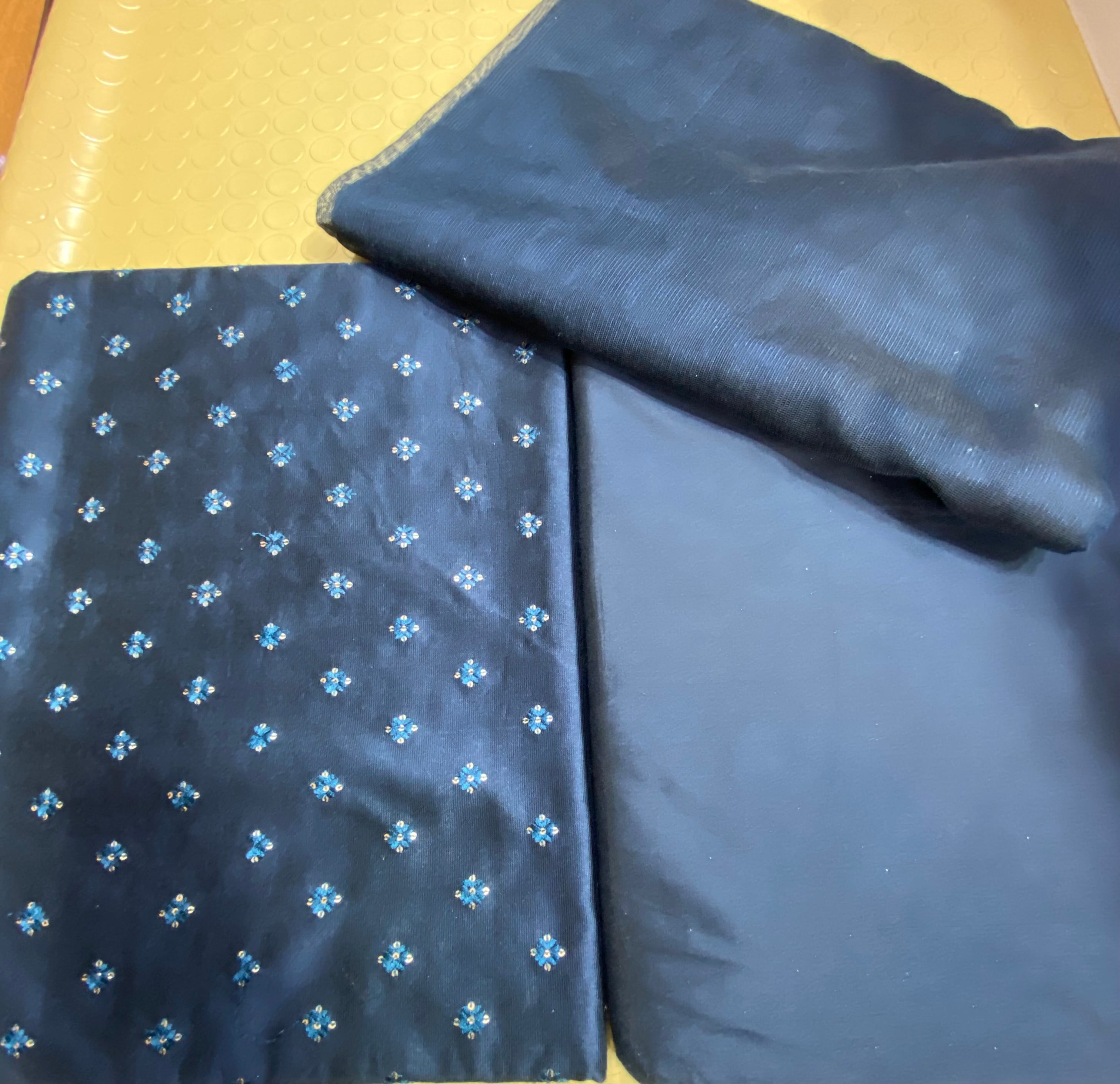 Khadi Silk with plan cotton Net Duppata
