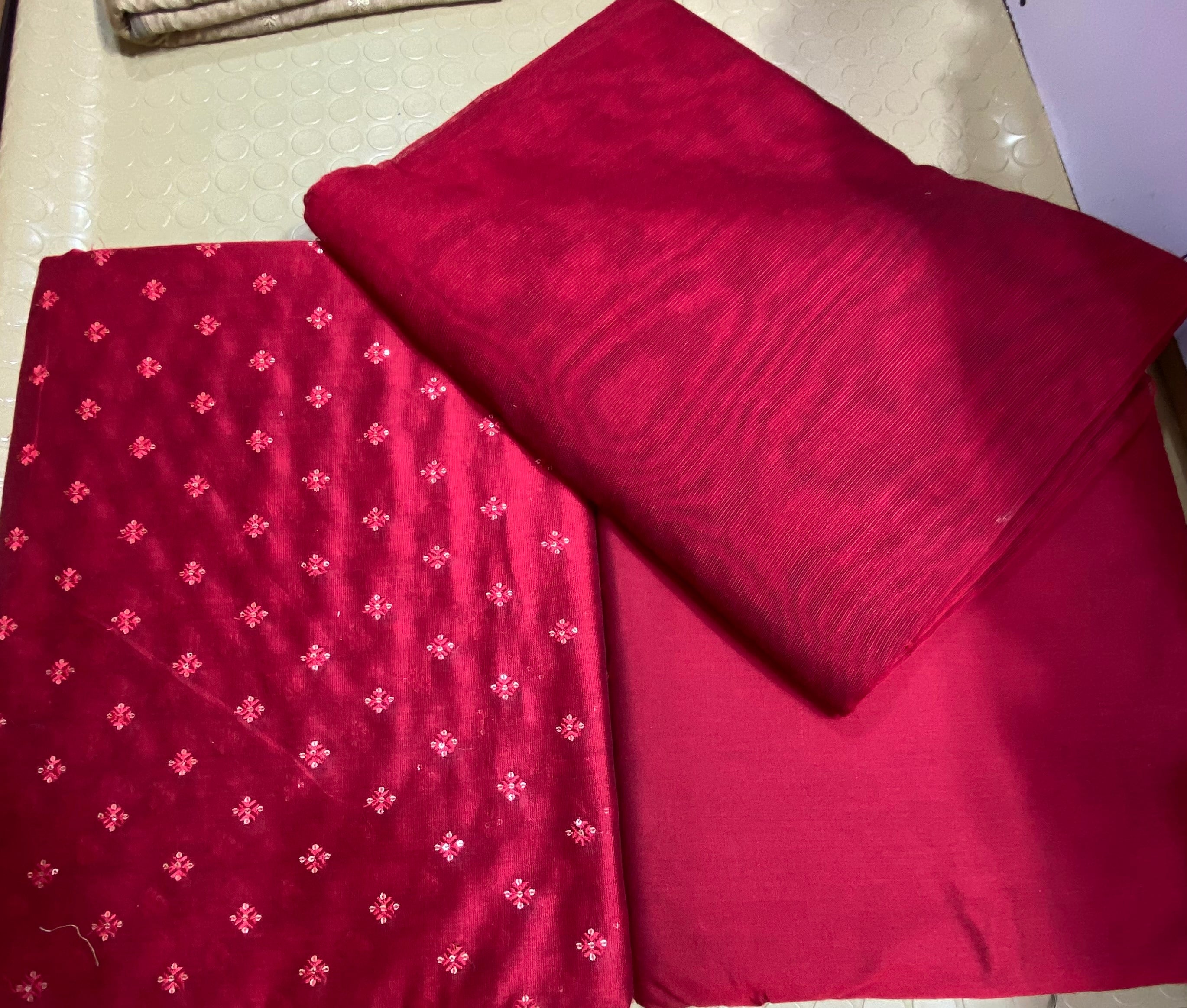 Khadi Silk with plan cotton Net Duppata