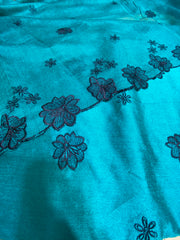 Khadi Silk With Cut Work Duppta.