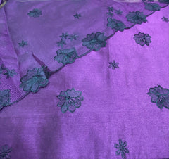 Khadi Silk With Cut Work Duppta.