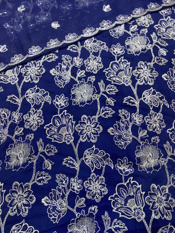 Bareeze design on chiffon fabric