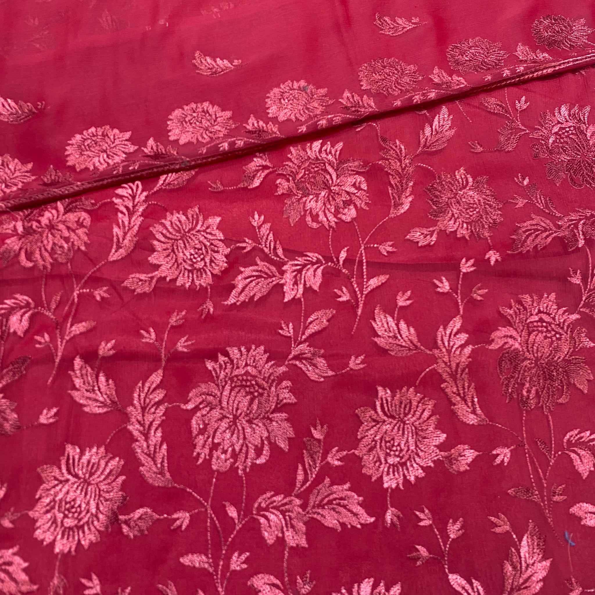 Bareeze Design On Chiffon