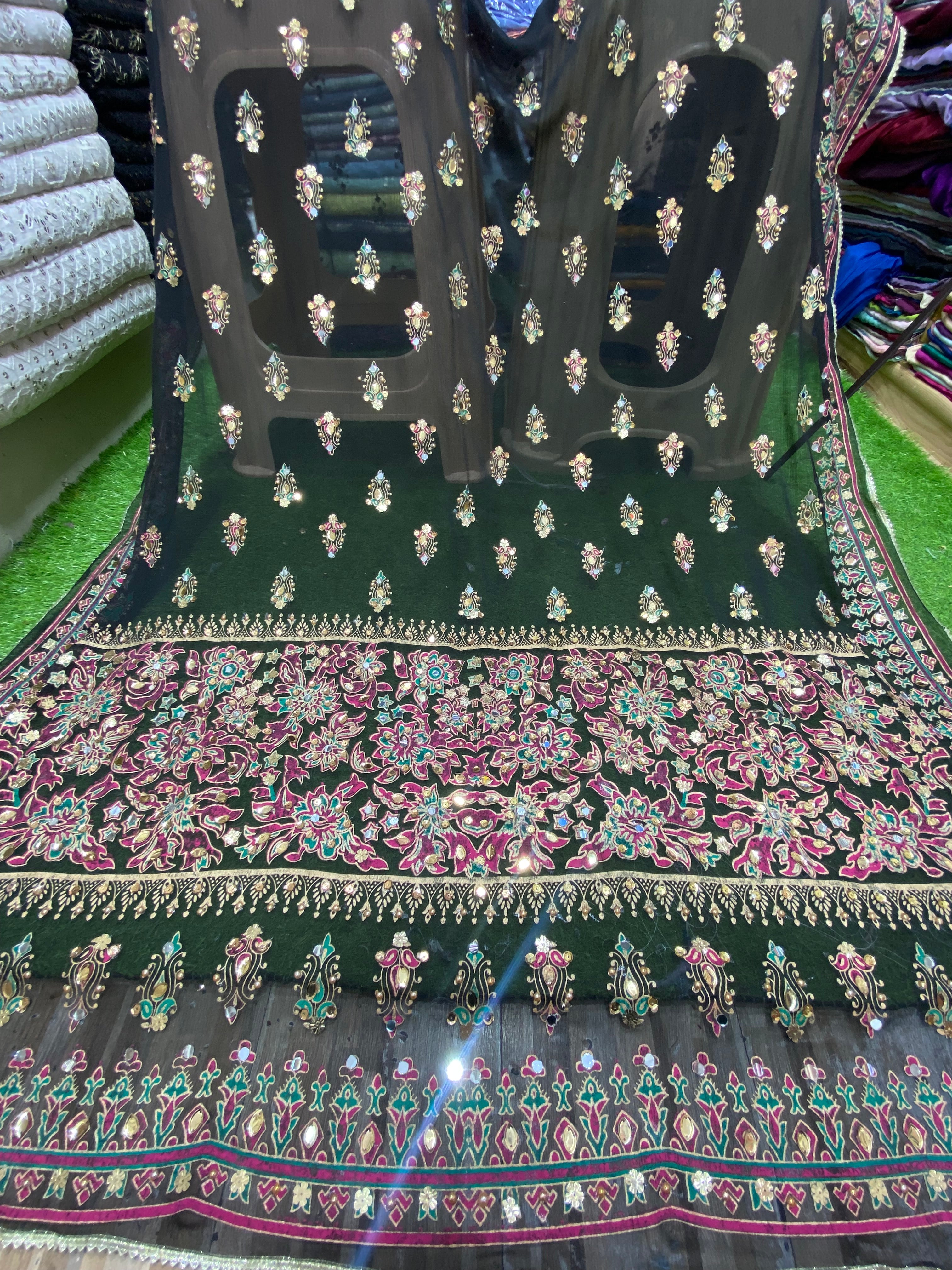 Chunri Block Printed Duppta
