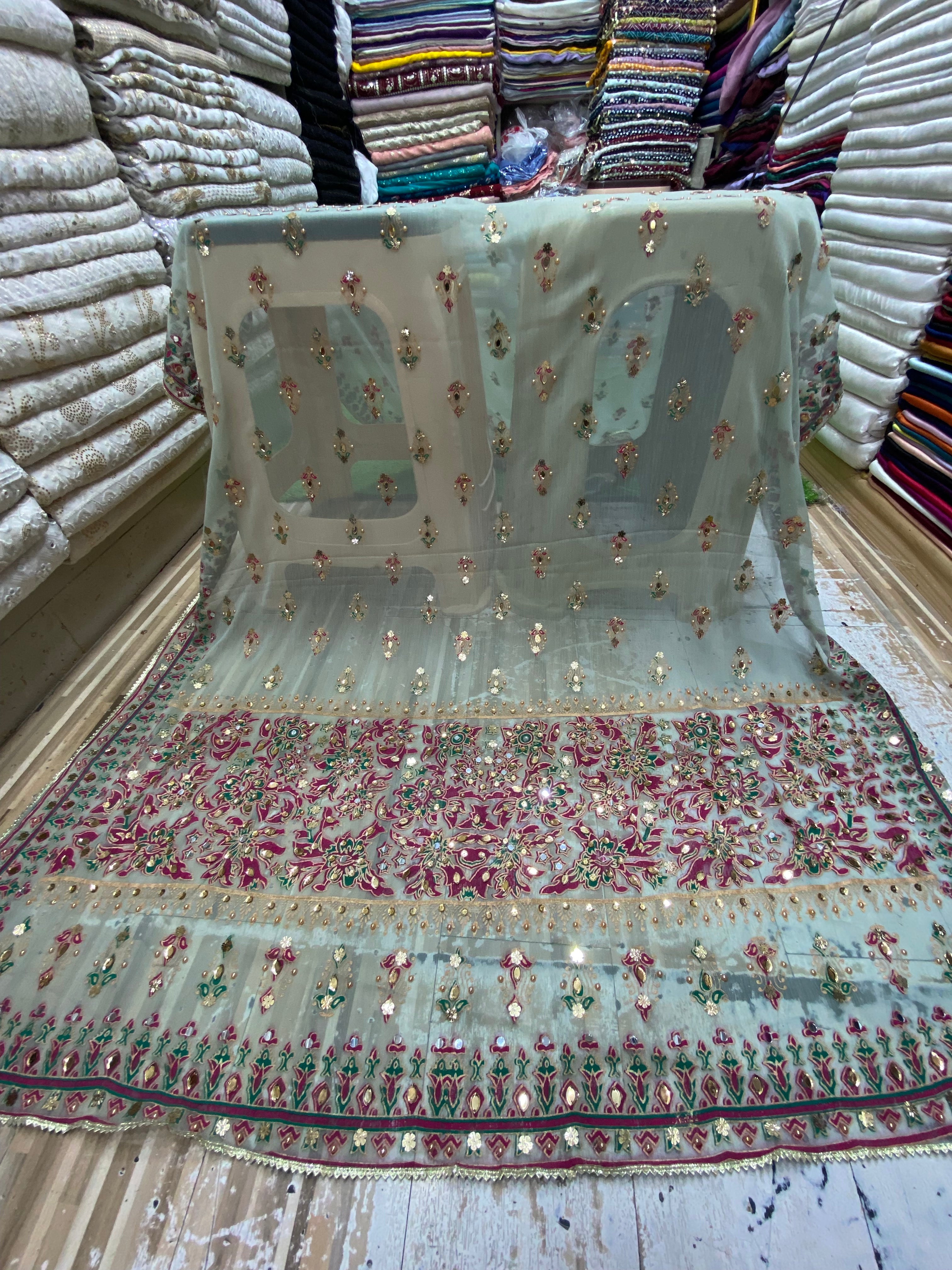 Chunri Block Printed Duppta