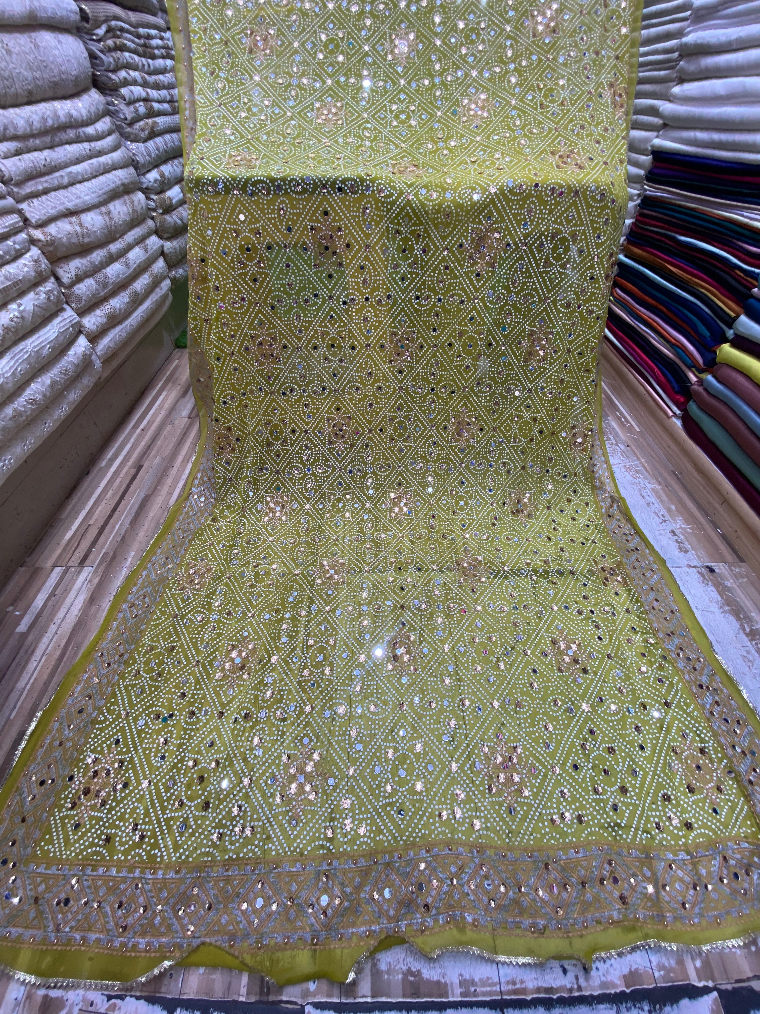 Chunri Block Printed Duppta