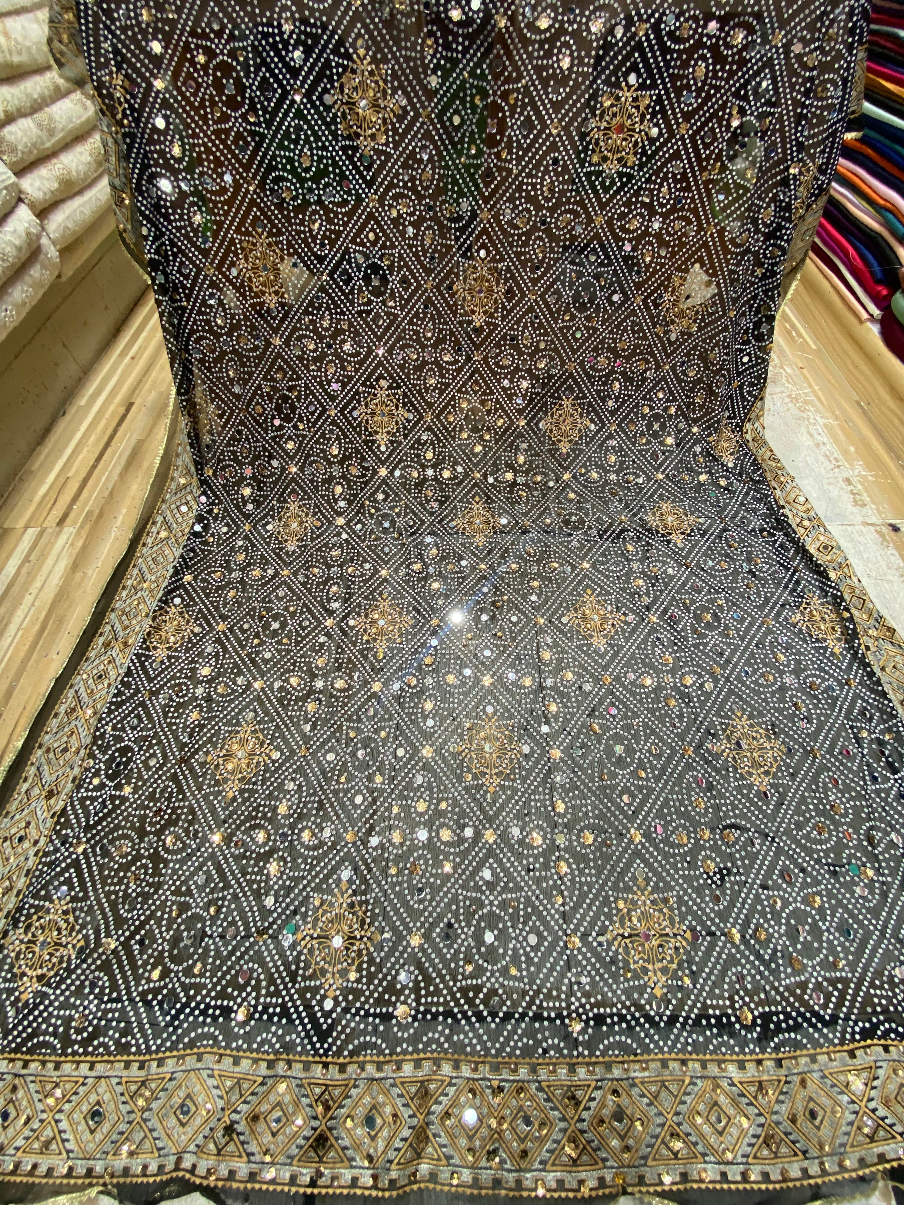 Chunri Block Printed Duppta