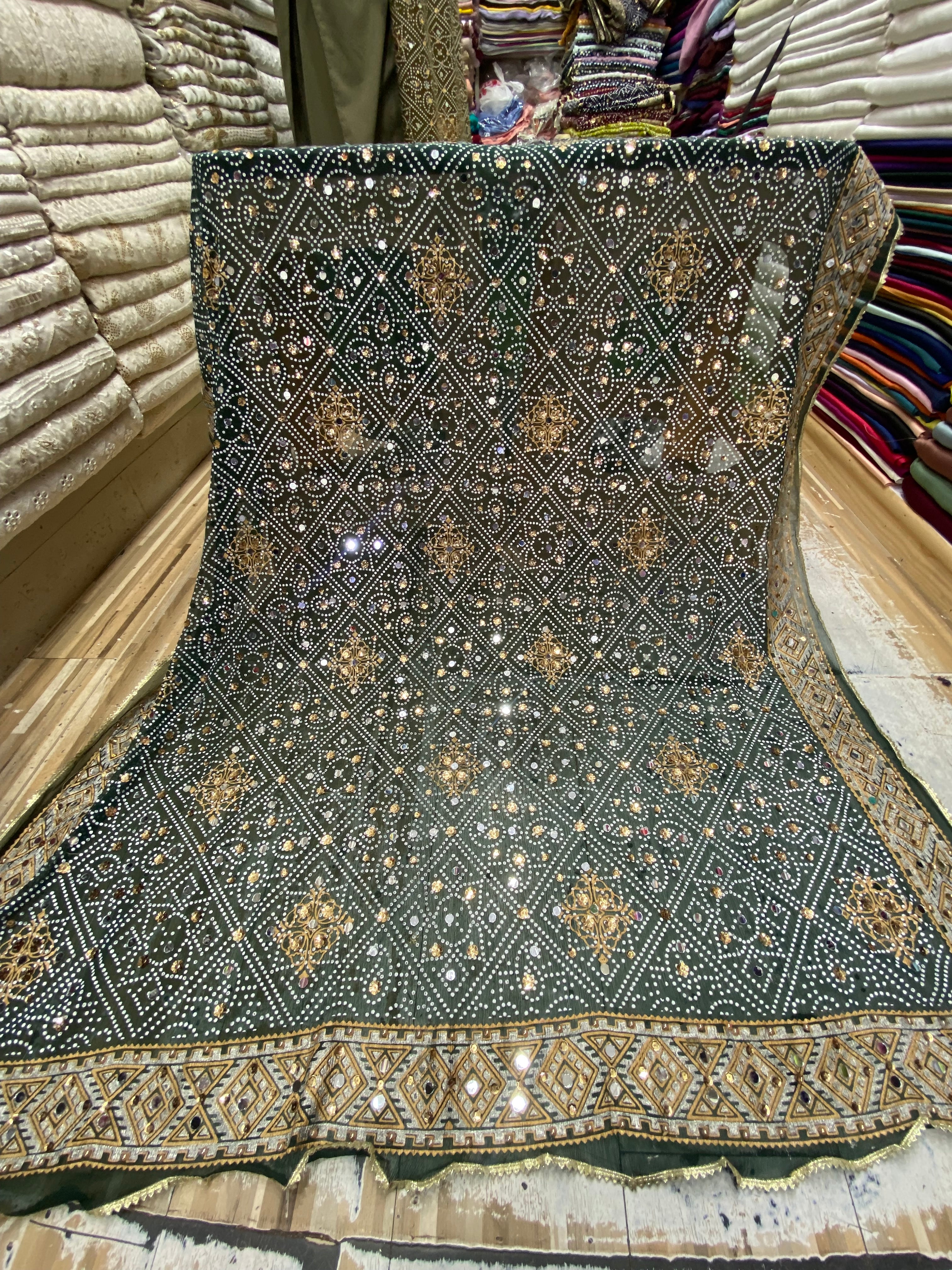 Chunri Block Printed Duppta