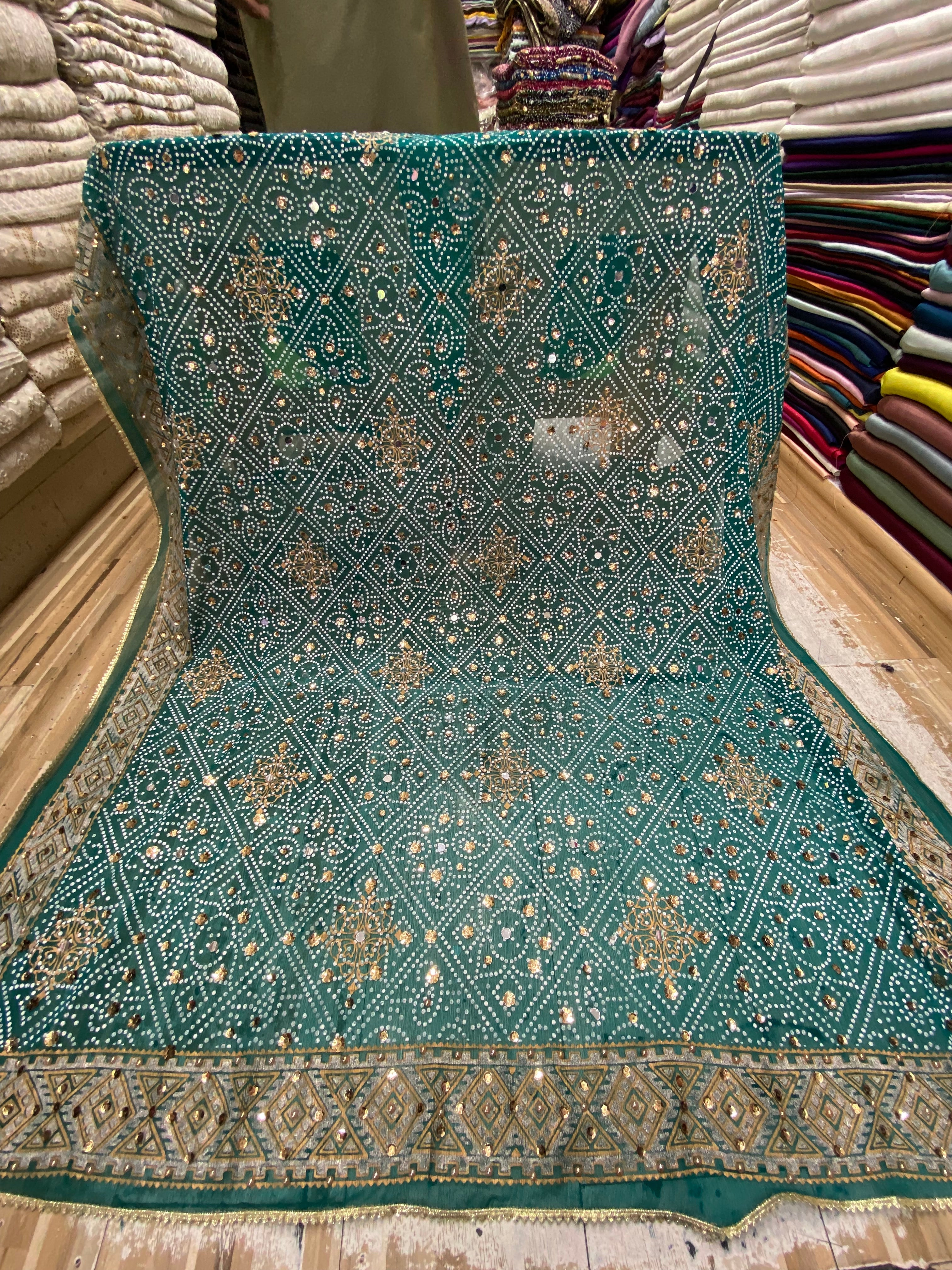 Chunri Block Printed Duppta