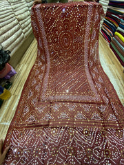 Chunri Block printed Duppta