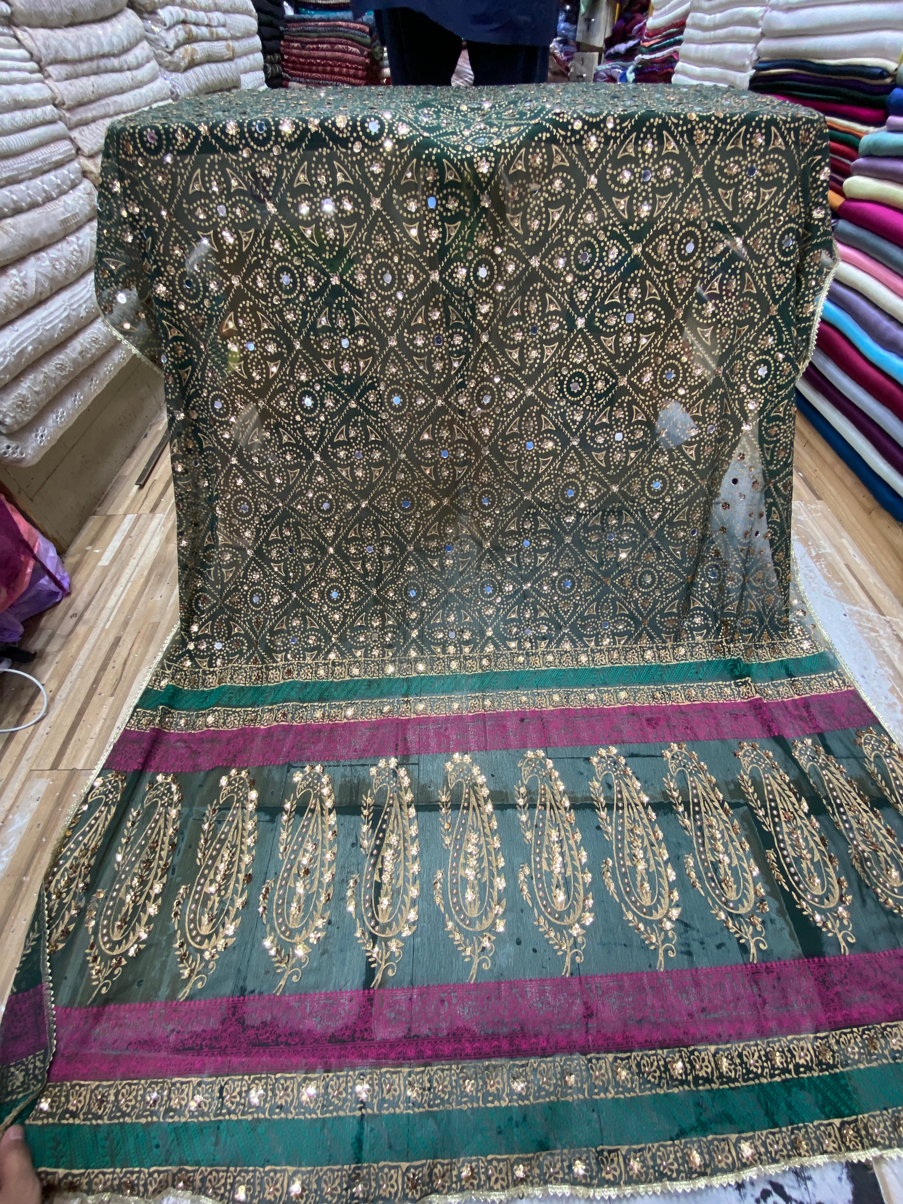 Chunri Block Printed Duppta