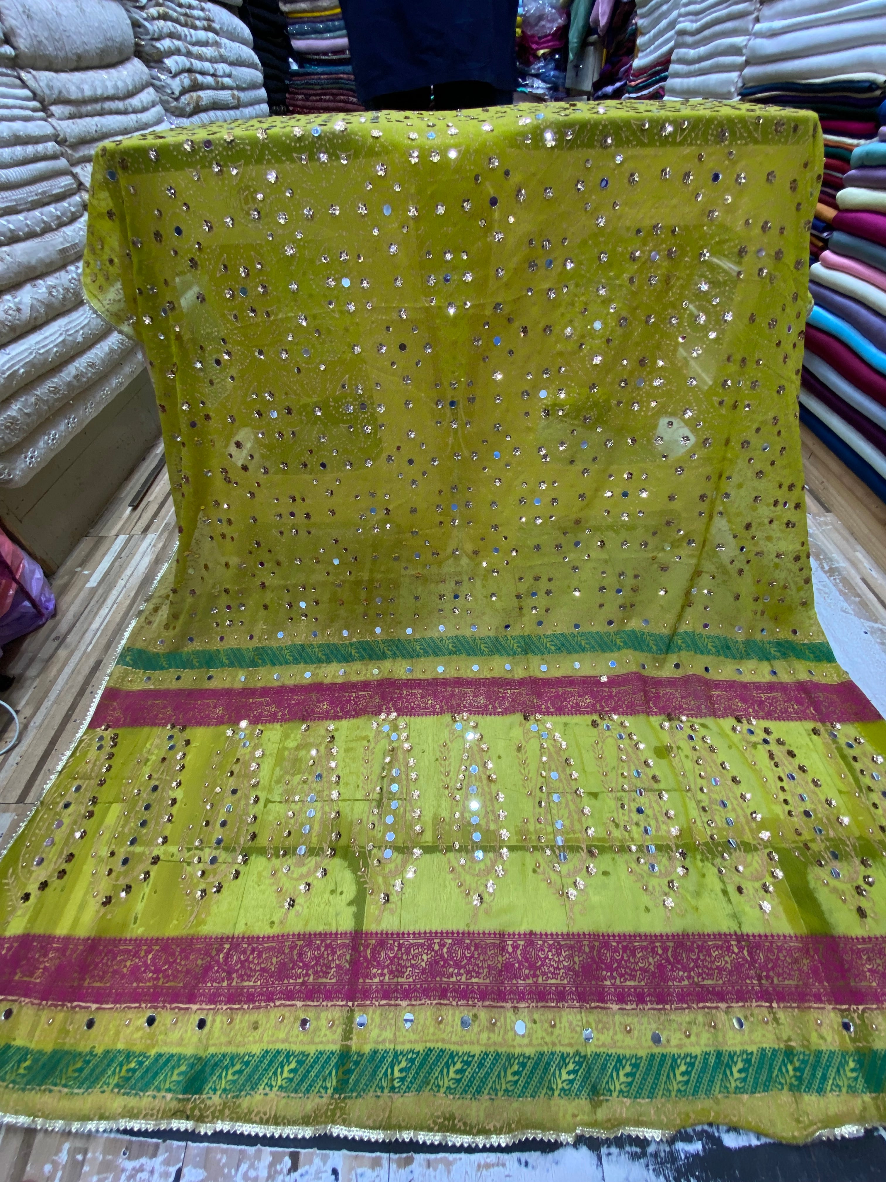 Chunri Block Printed Duppta