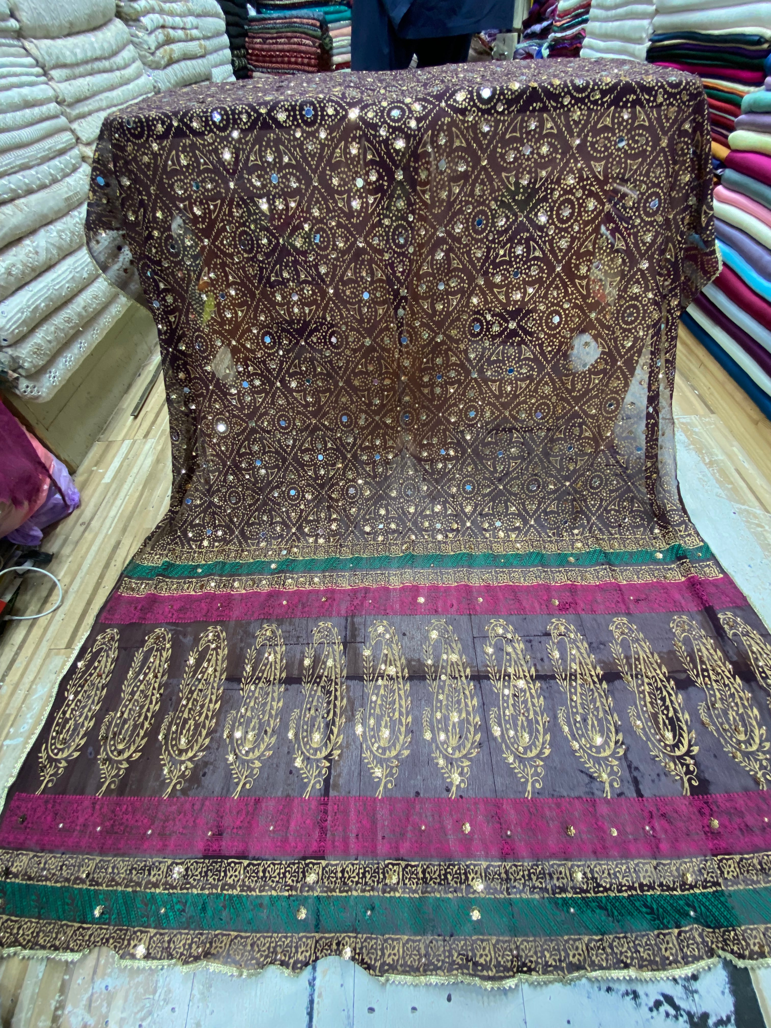 Chunri Block Printed Duppta
