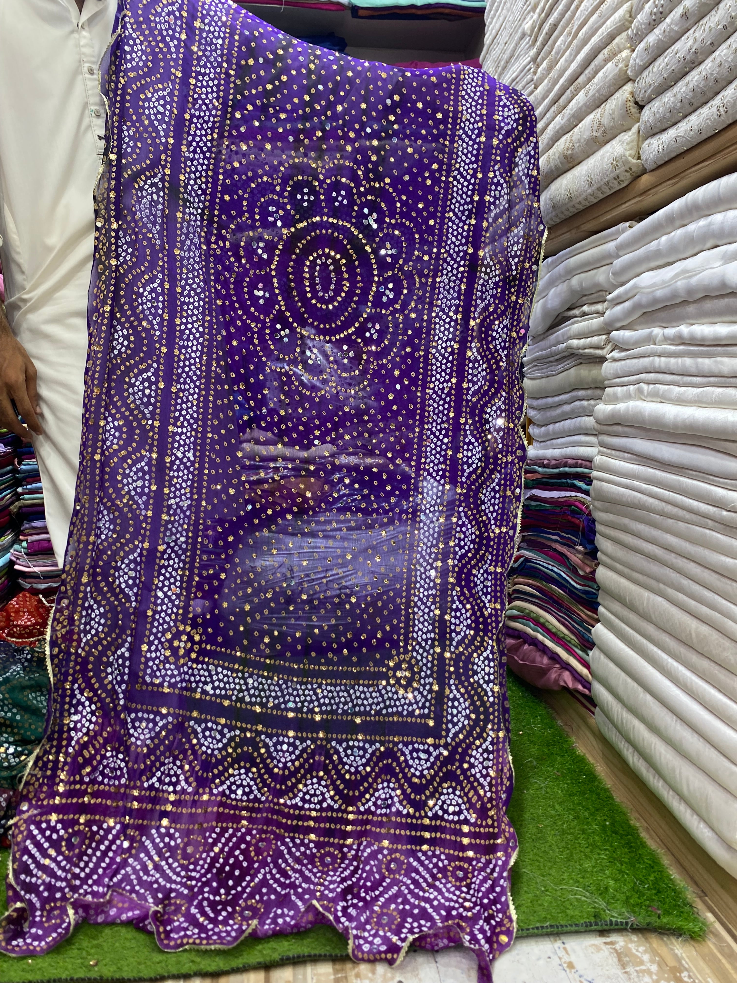 Double Shaded Chunri Duppta on chiffon