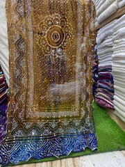 Double Shaded Chunri Duppta on chiffon