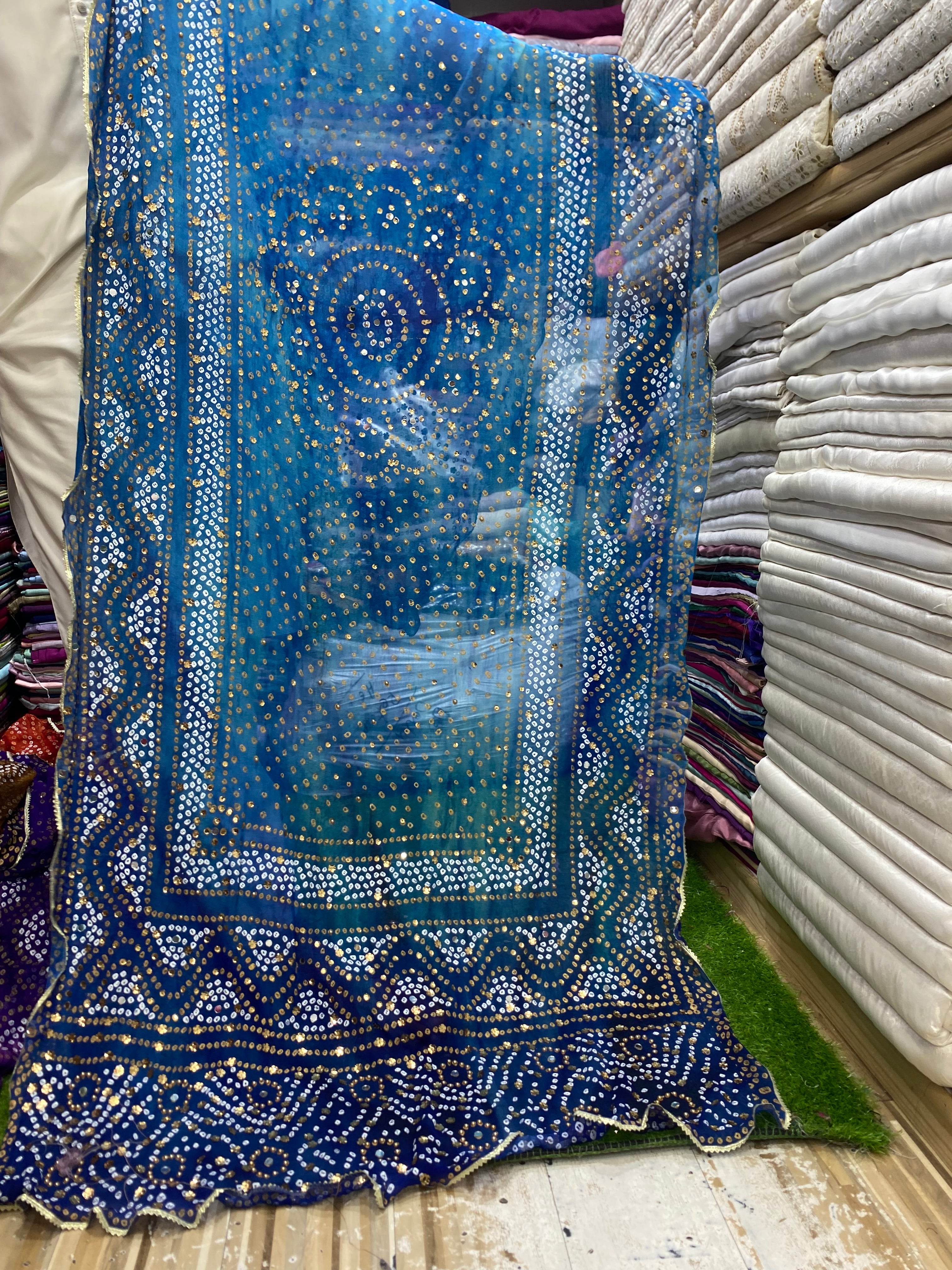 Double Shaded Chunri Duppta on chiffon