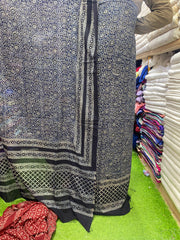 Ajrak Organic Print On Lawn Fabric